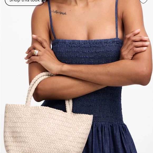 NWT Madewell Woven Mini Tote Bag - Picture 2 of 7